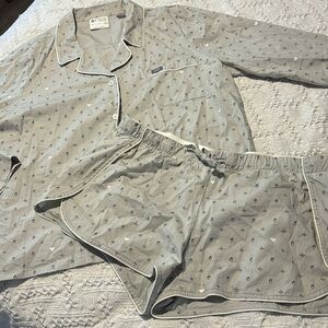 Figs pajama set XL cardio pattern